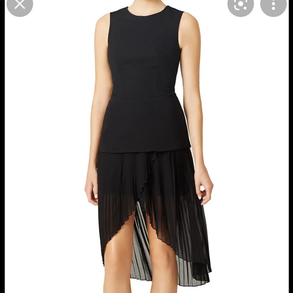 Finders Keepers black cutout dress with drop waist